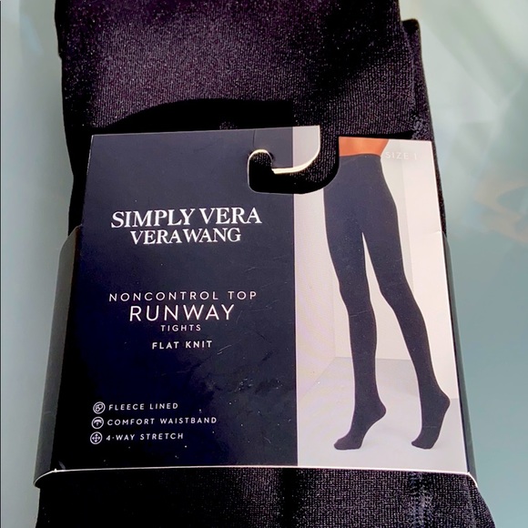 Nwt Simplyvera Vera Wang Fleece Lined 